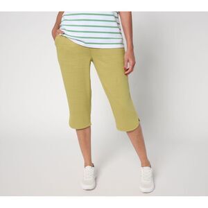 Ryan Simkhai Eyeshop Women's Petite Pants PM Denim & Co. Active DarkGreen